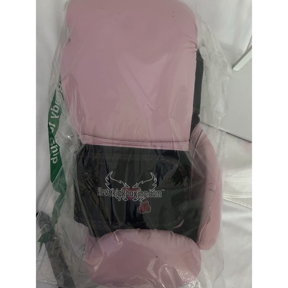 Century Sparring Gloves I LOVE KICKBOXING Boxing & Kickboxing PINK  14 OZ - Picture 2 of 2